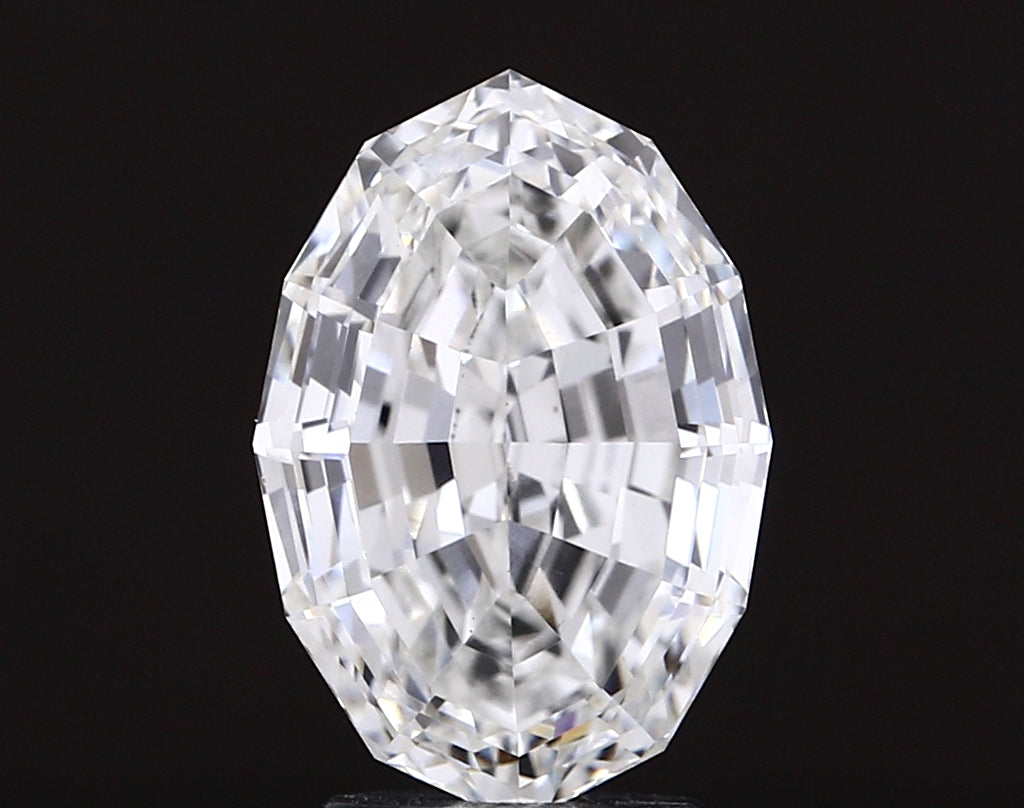 4.03 carat oval lab grown diamond G color VS1 clarity