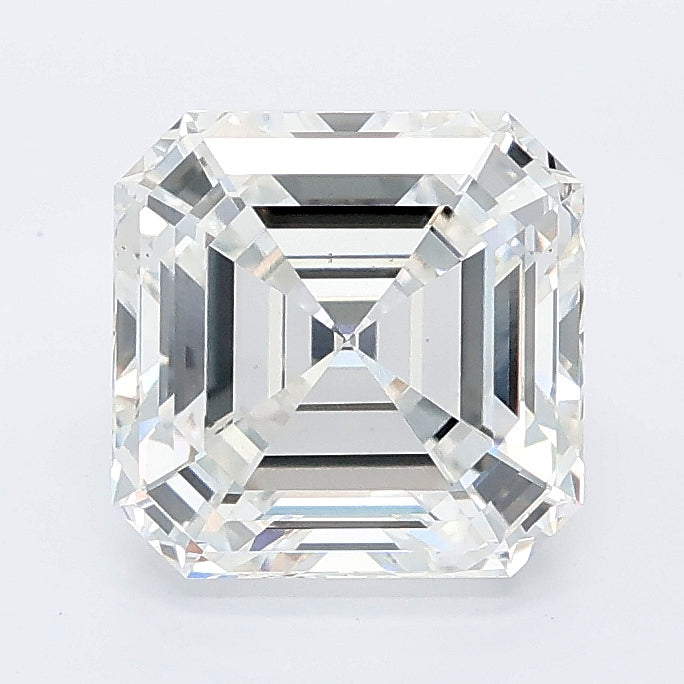 2.56 carat asscher lab grown diamond F color VS2 clarity
