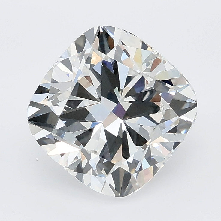 2.77 carat cushion lab grown diamond E color VVS2 clarity