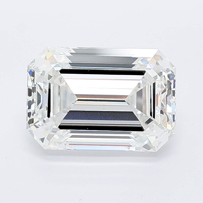 1.52 carat emerald lab grown diamond E color VVS2 clarity