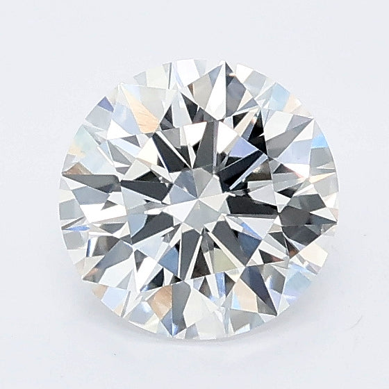 1.06 carat round lab grown diamond E color VVS2 clarity