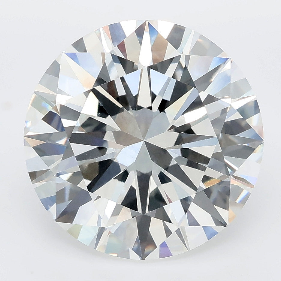 7.78 carat round lab grown diamond F color VVS2 clarity