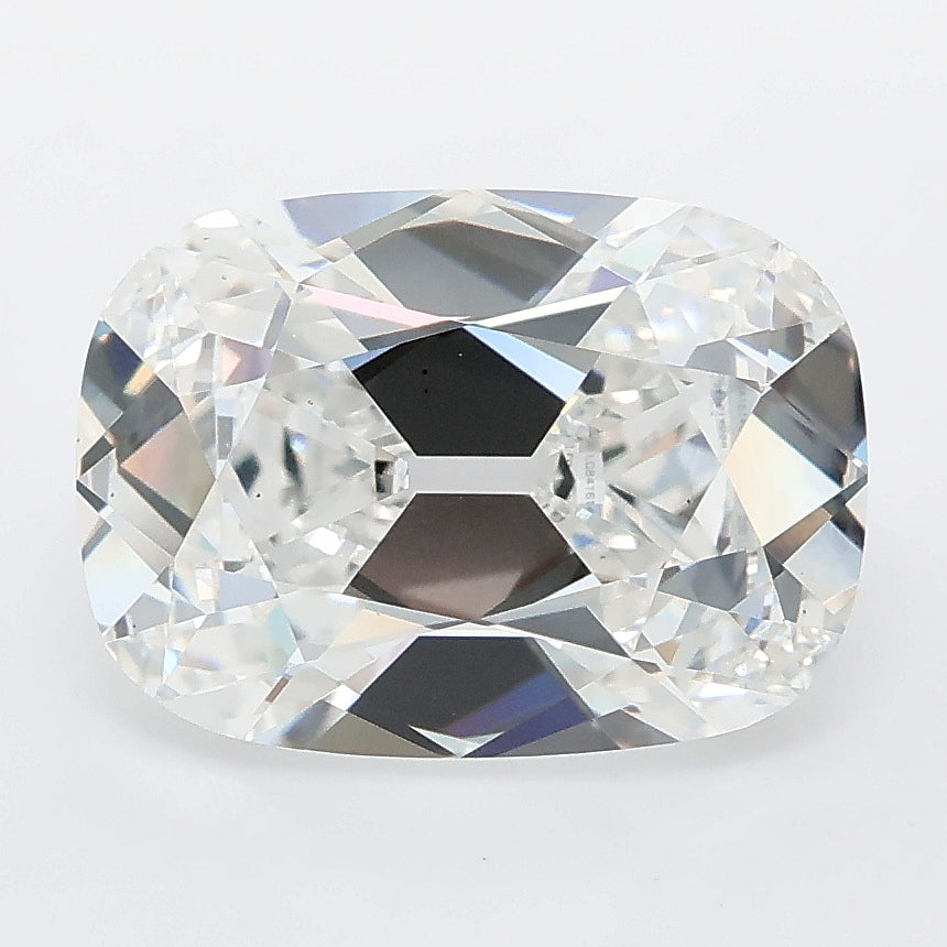 3.79 carat old mine cushion lab grown diamond E color VS1 clarity