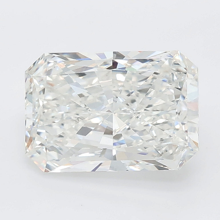 2.50 carat radiant lab grown diamond F color VVS2 clarity