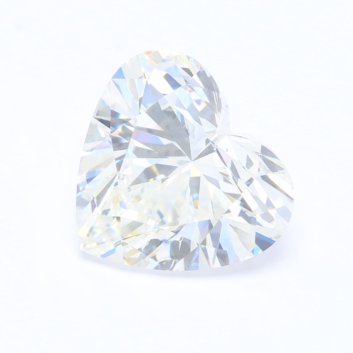6.00 carat heart lab grown diamond F color VS1 clarity