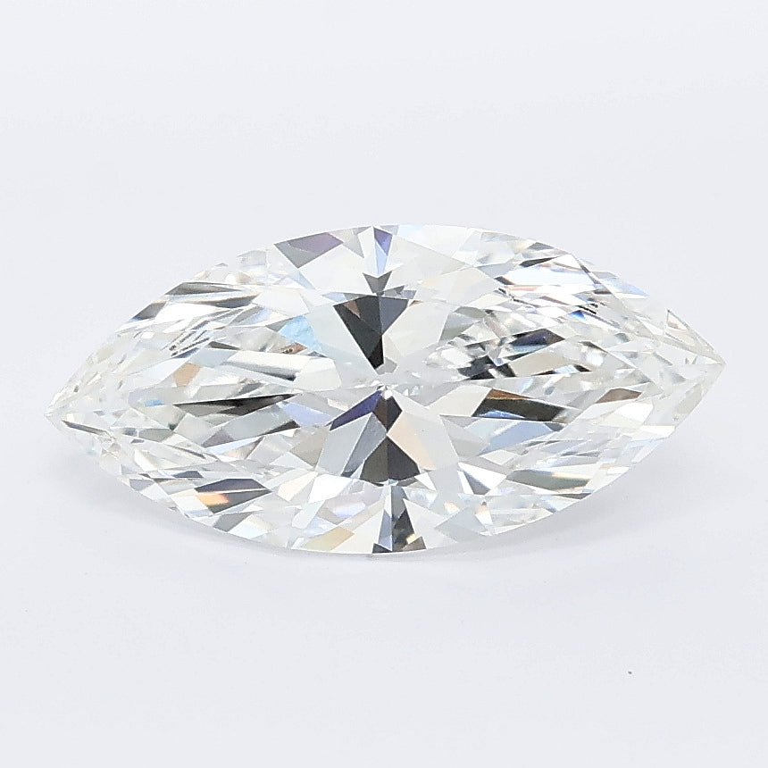 1.59 carat marquise lab grown diamond E color VVS2 clarity