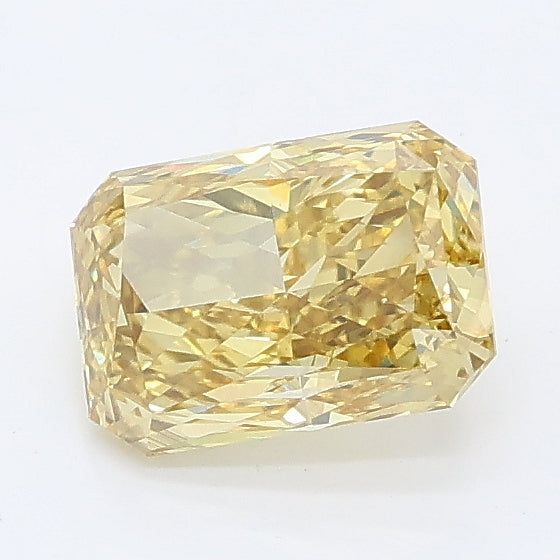 1.03 carat fancy yellow radiant lab grown diamond VS1 clarity