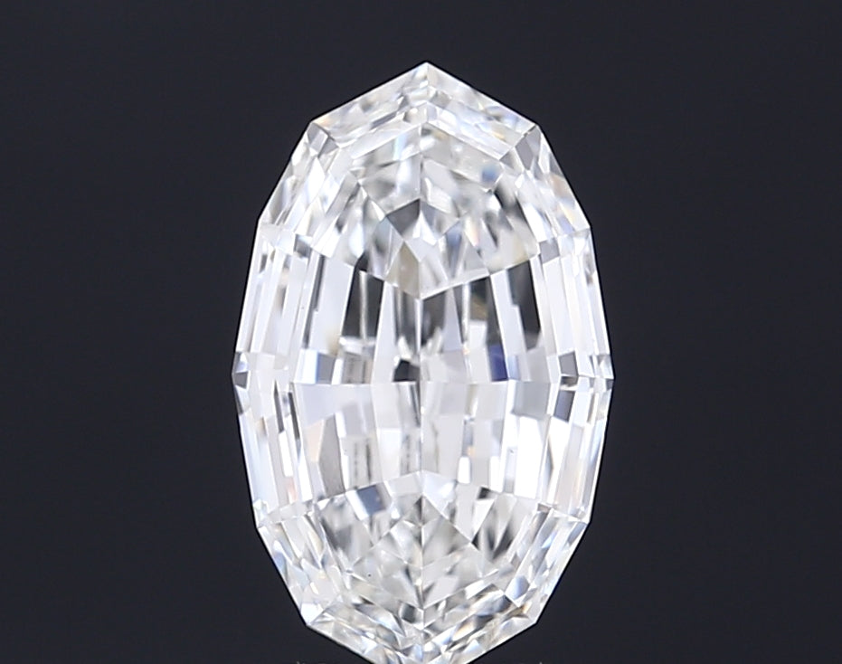 3.01 carat oval lab grown diamond F color VVS2 clarity