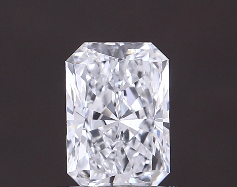 0.70 carat radiant lab grown diamond D color VVS2 clarity