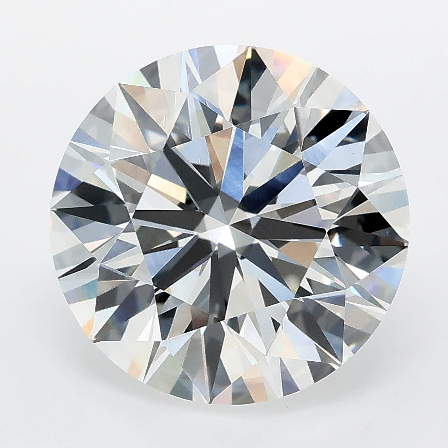 6.00 carat round lab grown diamond E color VVS2 clarity
