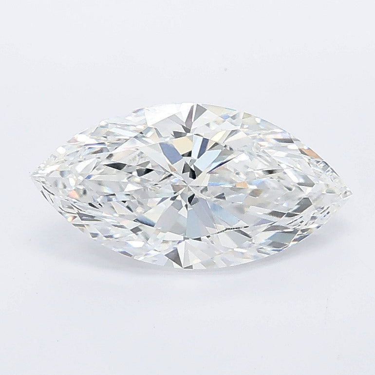 1.25 carat marquise lab grown diamond D color VVS2 clarity