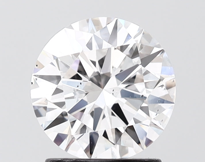 1.50 carat round lab grown diamond E color VS2 clarity