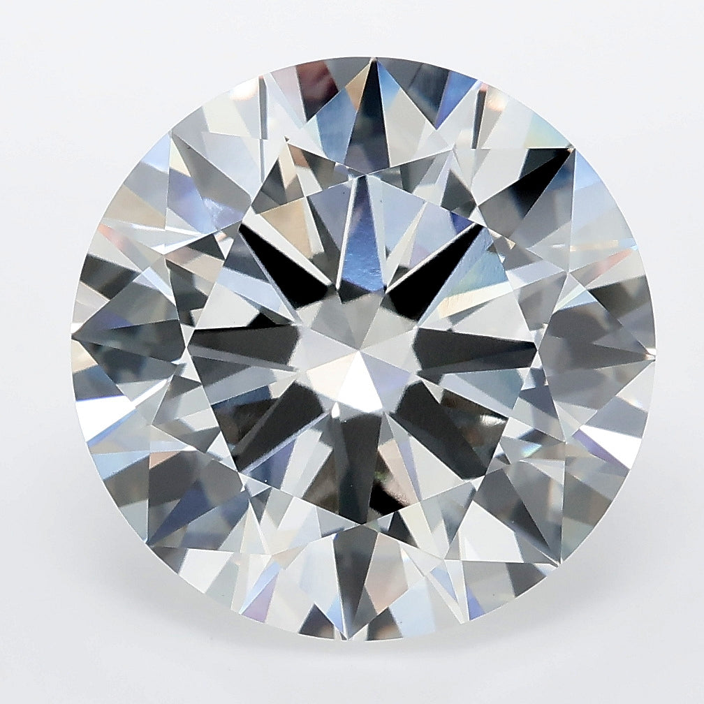 9.05 carat round lab grown diamond E color VVS2 clarity