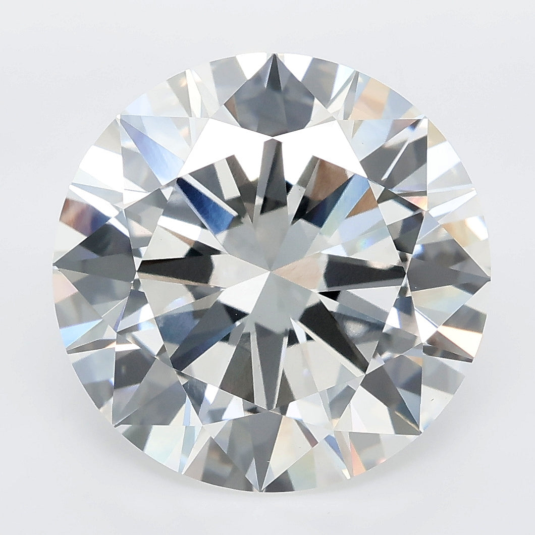10.04 carat round lab grown diamond E color VVS2 clarity