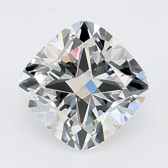 1.29 carat cushion lab grown diamond F color VVS2 clarity
