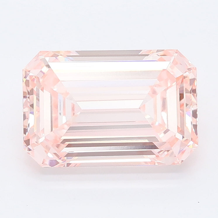 2.66 carat fancy pink emerald lab grown diamond VVS2 clarity