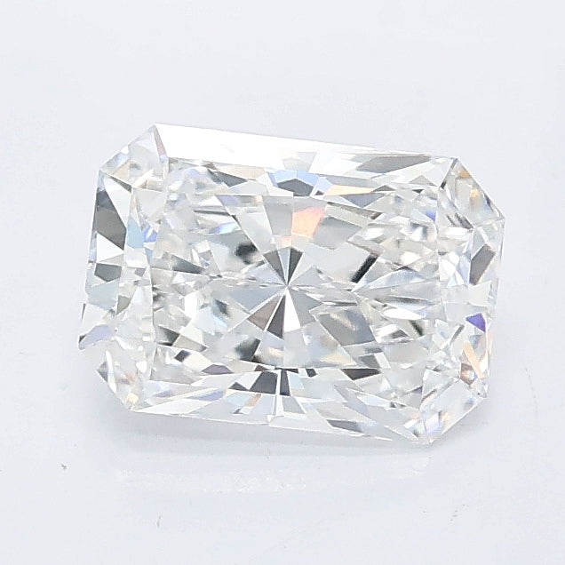 1.10 carat radiant lab grown diamond D color VVS2 clarity