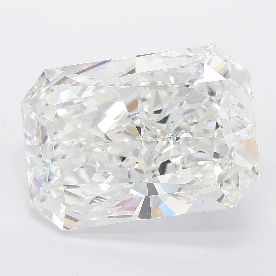 6.05 carat radiant lab grown diamond E color VVS2 clarity