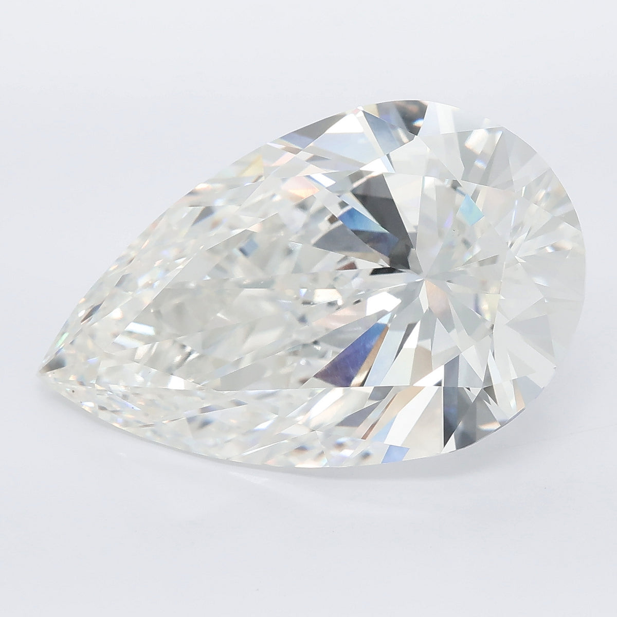 13.01 carat pear lab grown diamond F color VVS2 clarity