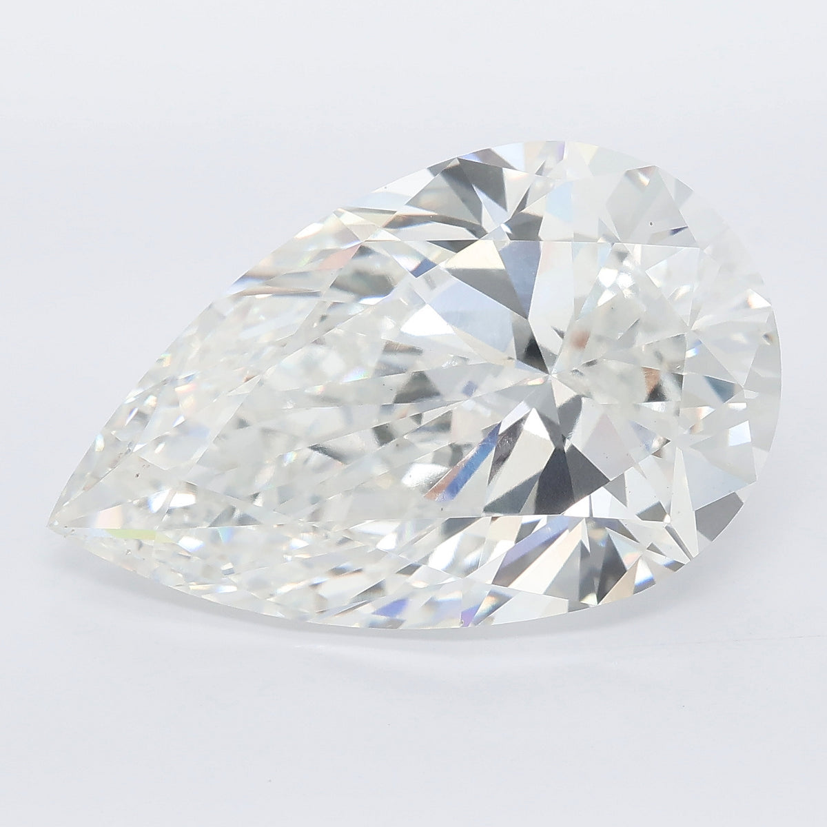 13.03 carat pear lab grown diamond F color VS1 clarity