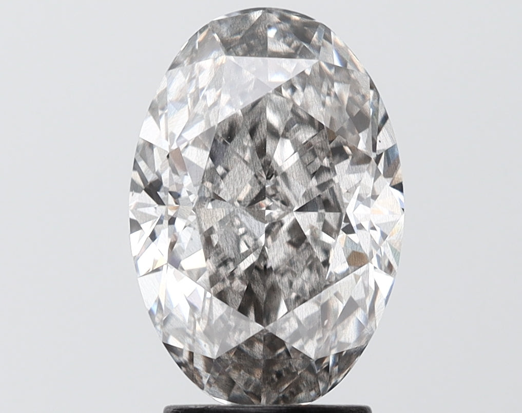 3.56 carat oval lab grown diamond I color I1 clarity