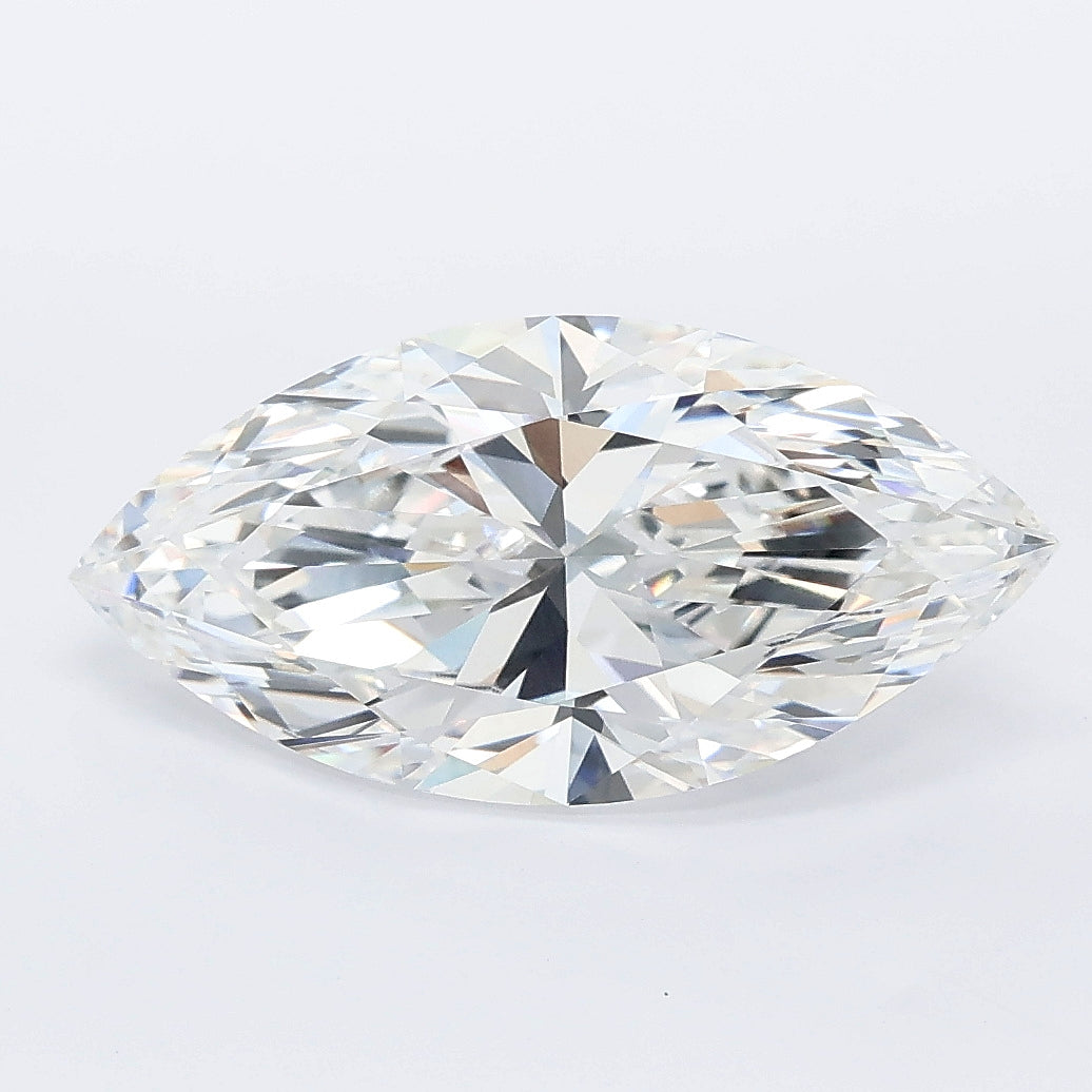 3.00 carat marquise lab grown diamond E color VVS2 clarity