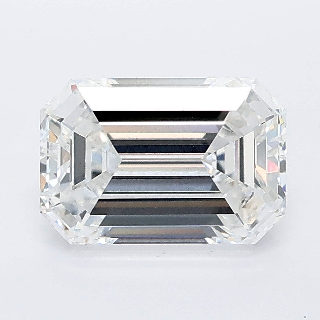 1.54 carat emerald lab grown diamond E color VS2 clarity