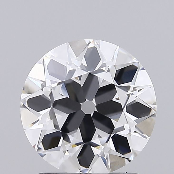 1.78 carat old european lab grown diamond E color VVS2 clarity