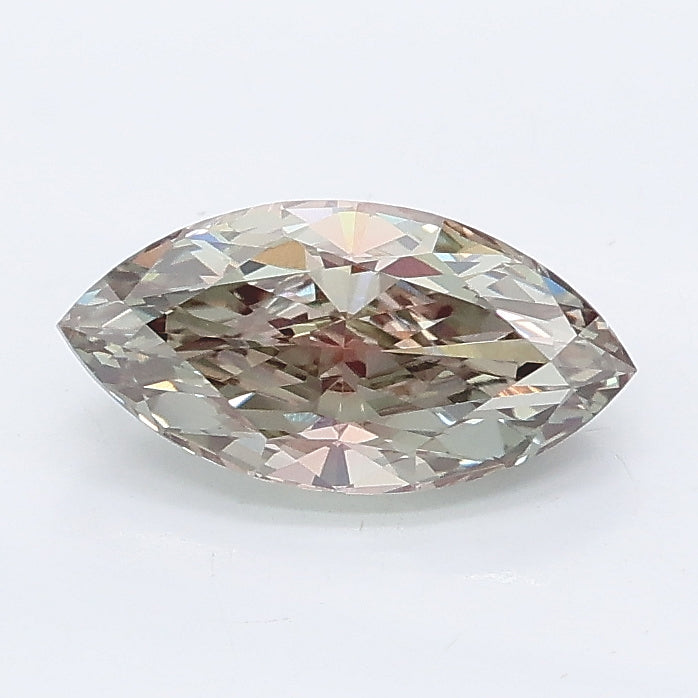 1.01 carat fancy green marquise lab grown diamond VVS2 clarity