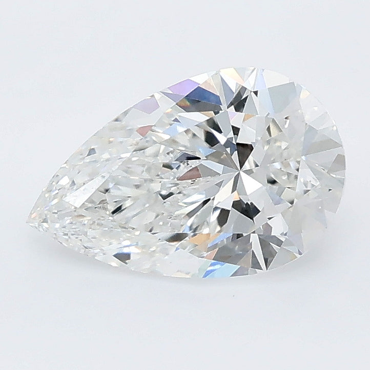 1.59 carat pear lab grown diamond E color VVS2 clarity