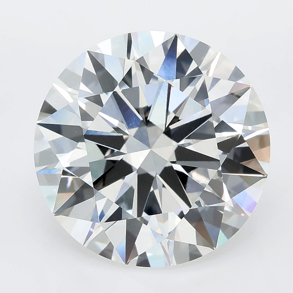 8.02 carat round lab grown diamond E color VVS2 clarity