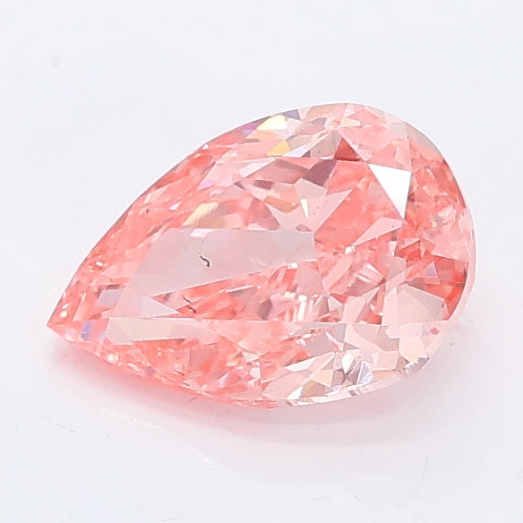 1.04 carat fancy vivid pink pear lab grown diamond VS2 clarity