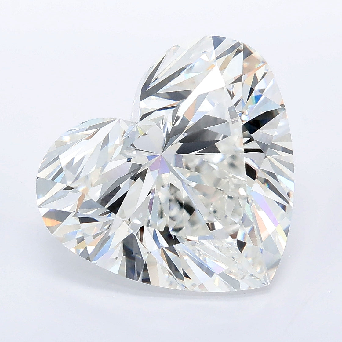 8.07 carat heart lab grown diamond F color VVS2 clarity