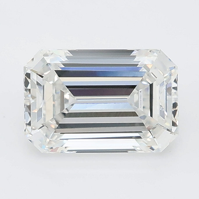 1.78 carat emerald lab grown diamond E color VVS2 clarity