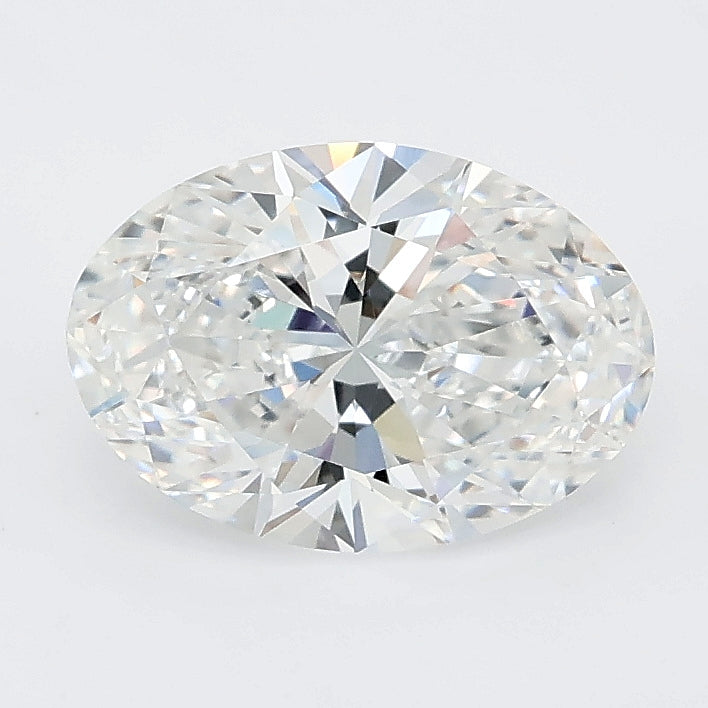 1.60 carat oval lab grown diamond D color VVS2 clarity