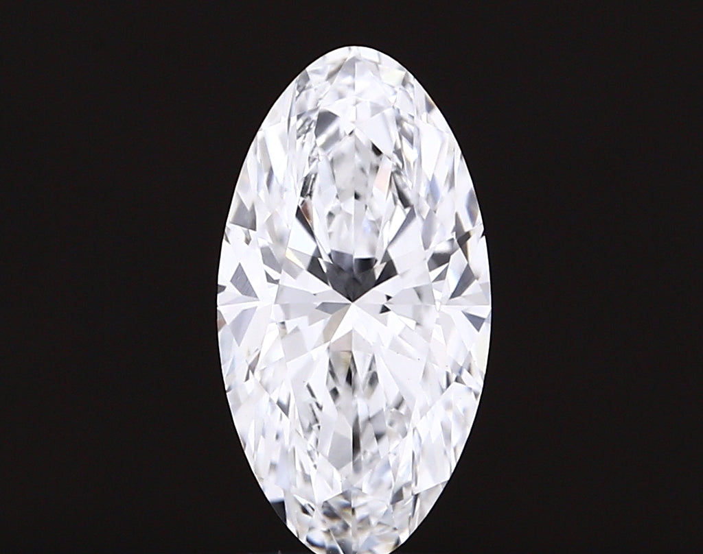 2.06 carat moval lab grown diamond E color VS1 clarity