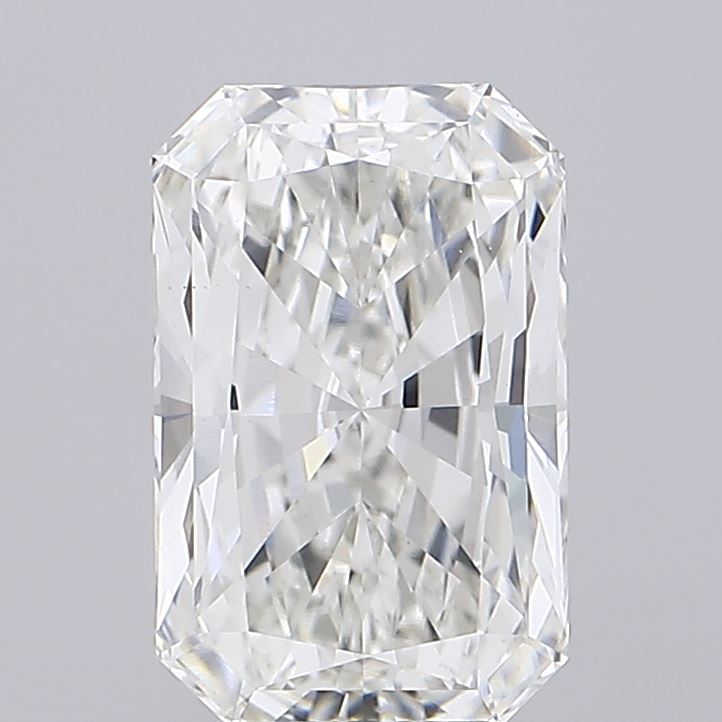 5.01 carat fancy vivid pink radiant lab grown diamond VS1 clarity