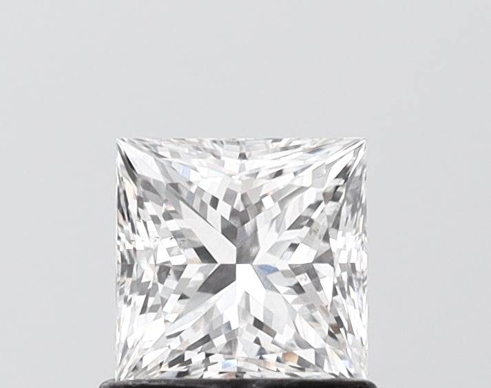 1.00 carat princess lab grown diamond F color VS2 clarity