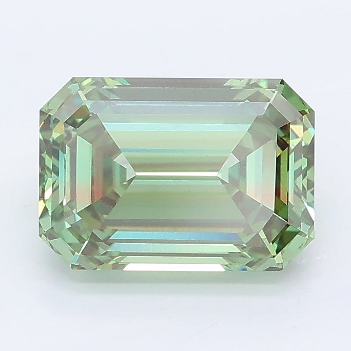 2.08 carat fancy vivid green emerald lab grown diamond VVS2 clarity