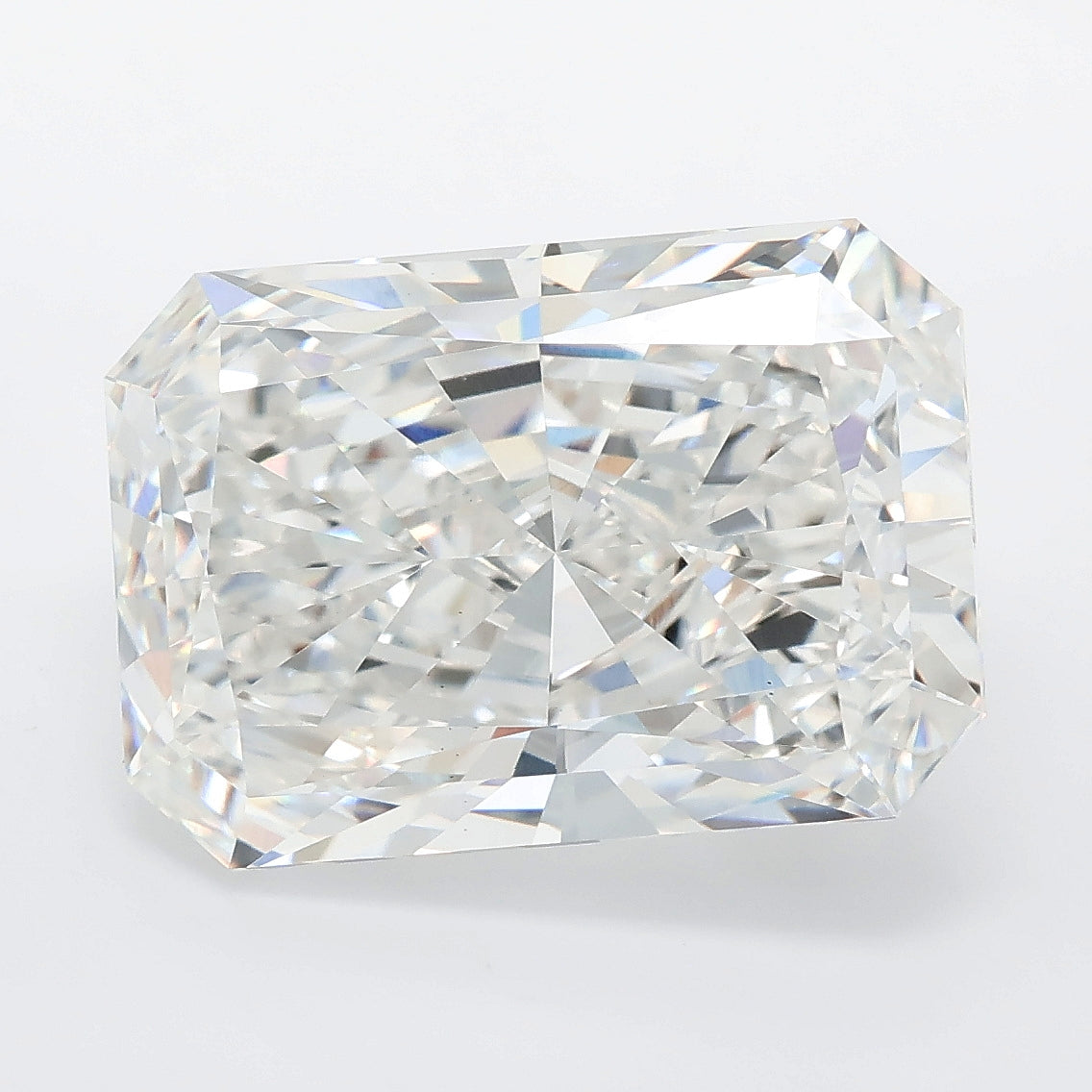 8.08 carat radiant lab grown diamond F color VS1 clarity