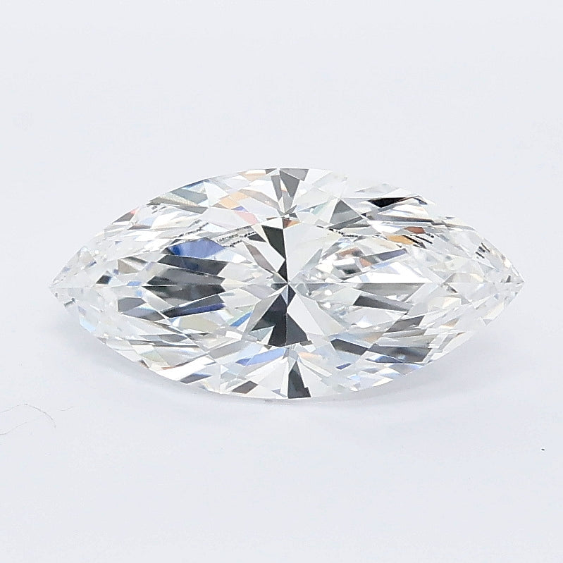 1.10 carat marquise lab grown diamond D color VVS2 clarity