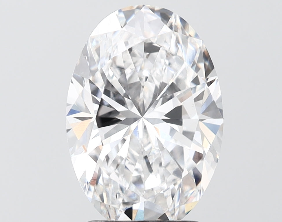 3.00 carat oval lab grown diamond E color VS2 clarity