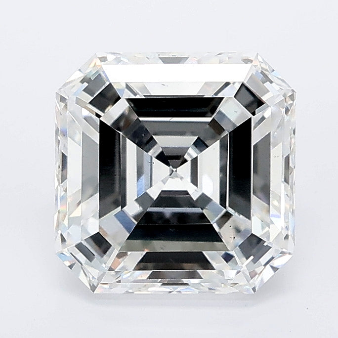 2.54 carat asscher lab grown diamond E color VS2 clarity