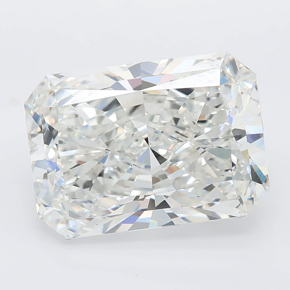 6.09 carat radiant lab grown diamond F color VS1 clarity