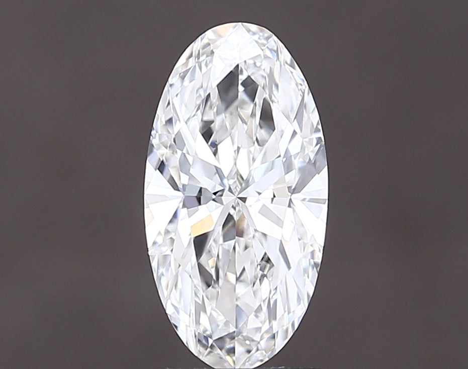 2.07 carat moval lab grown diamond F color VVS2 clarity