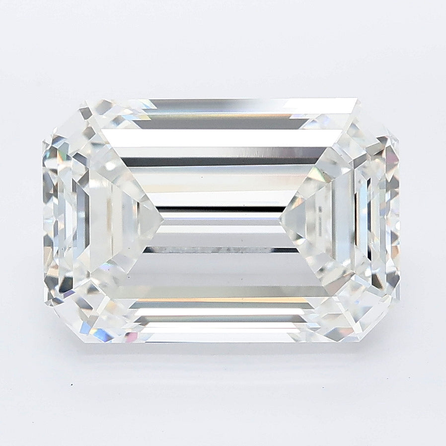 4.73 carat emerald lab grown diamond F color VS1 clarity