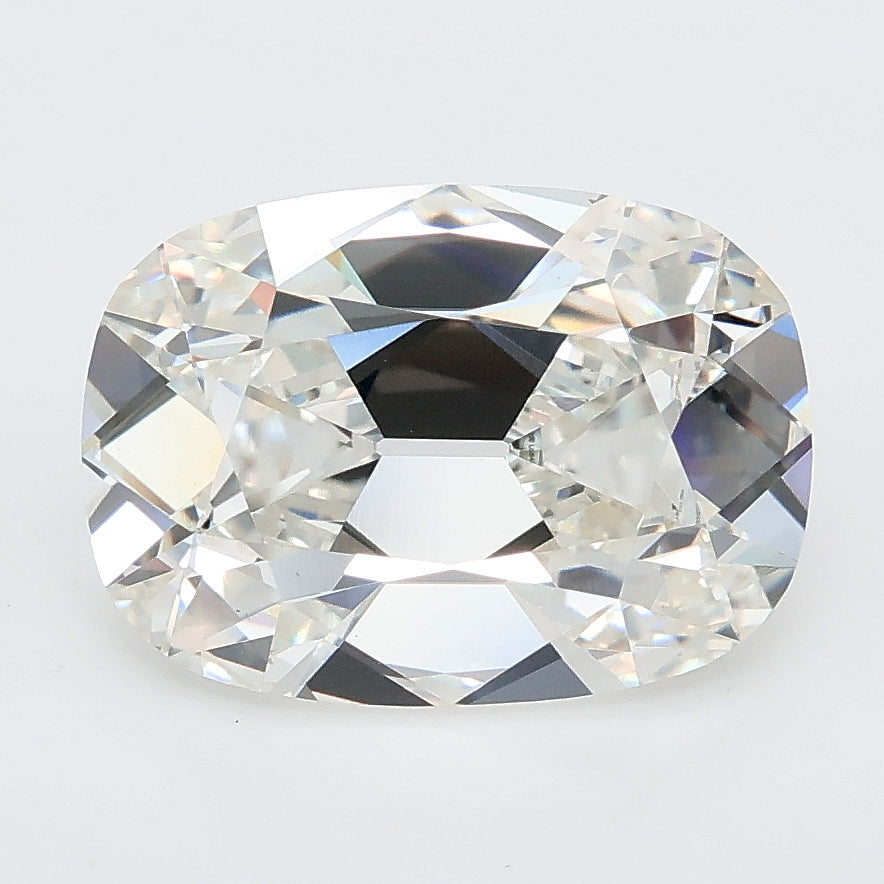 4.03 carat cushion lab grown diamond I color VVS2 clarity