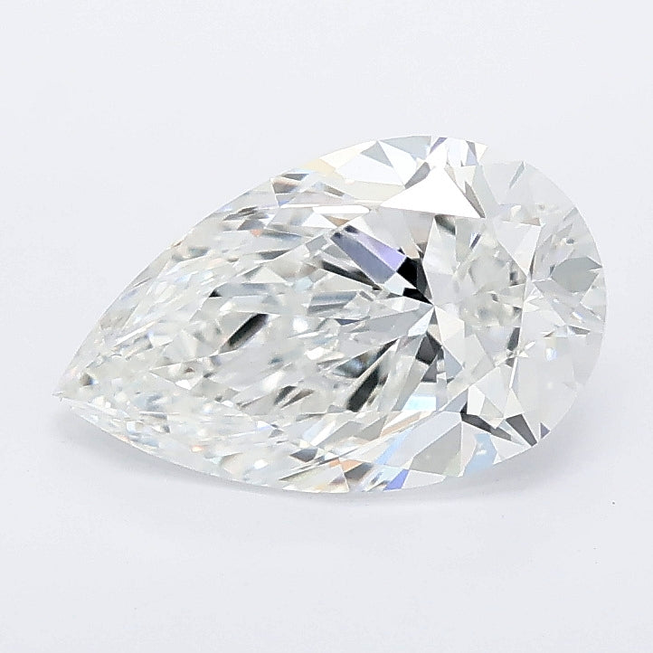 1.53 carat pear lab grown diamond E color VVS2 clarity