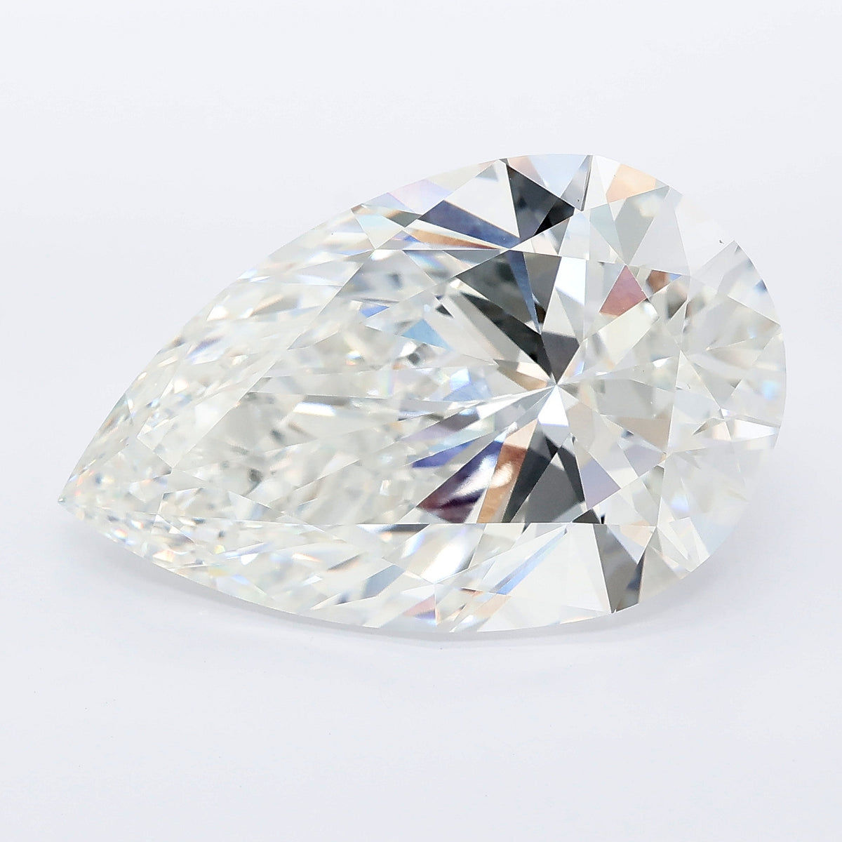 12.03 carat pear lab grown diamond F color VVS2 clarity