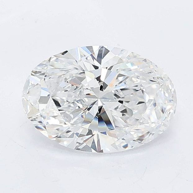 1.03 carat oval lab grown diamond D color VVS2 clarity